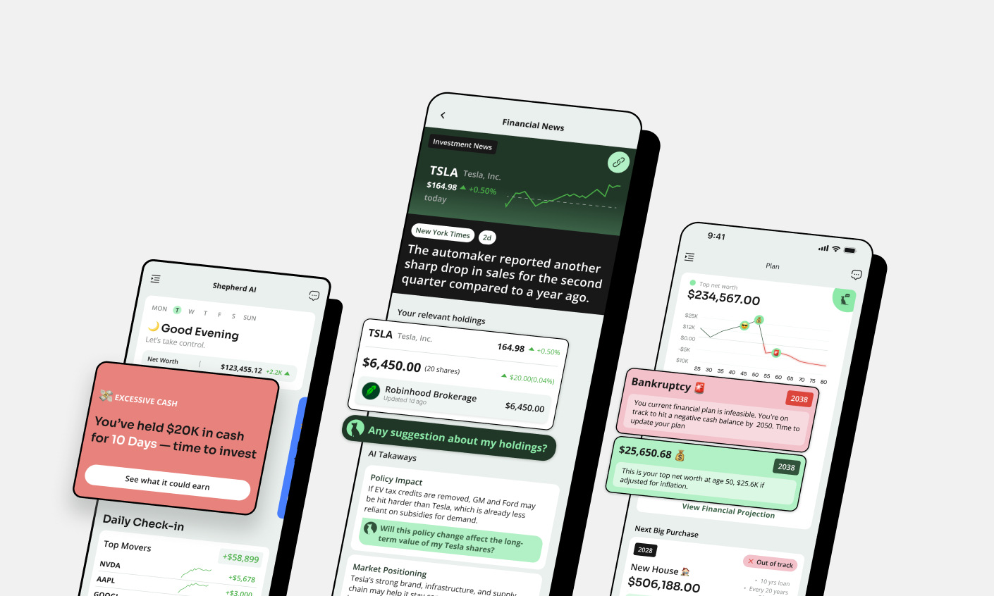 Shepherd Money — AI financial feed app