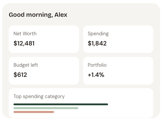 PROPOSAL A — DASHBOARD mockup